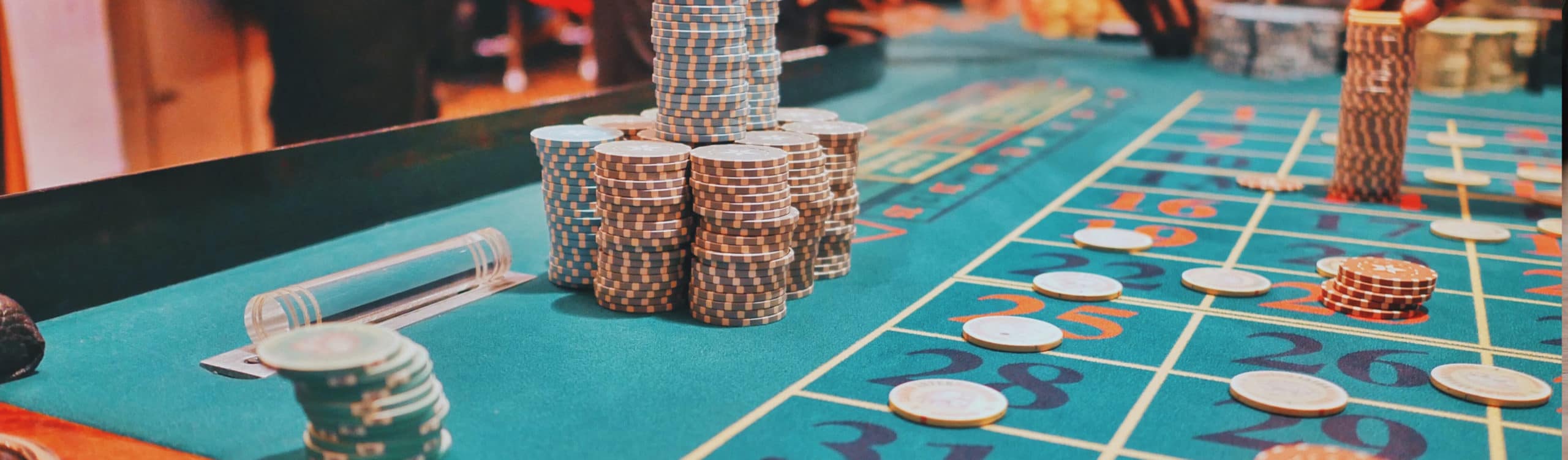 craps table in a casino