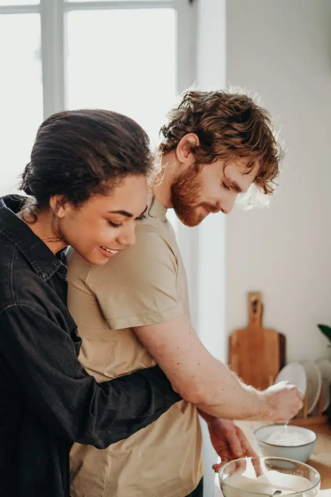 Couple engaging in family therapy session for mental health support.