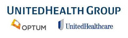 united health group, optum, and united healthcare logos
