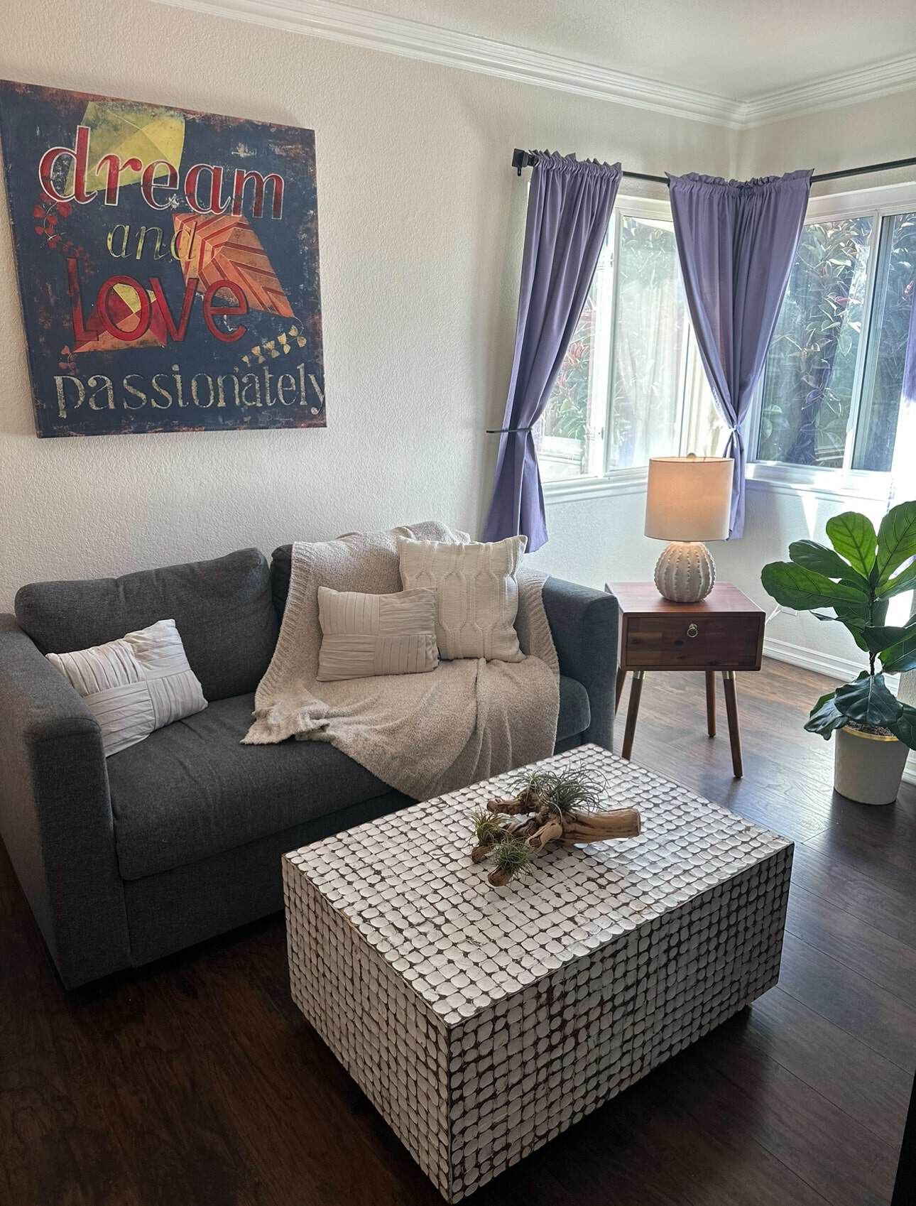Shared living space at a D'Amore Mental Health residential home
